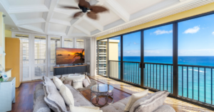 waikiki penthouse livingroom