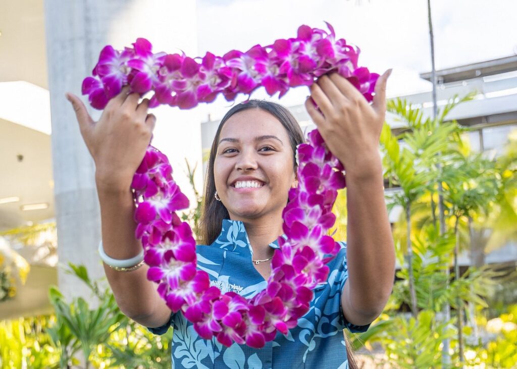 Lei Greeting at HNL